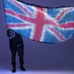 Great Britain Smart Light Up Flag with 2520 LEDs