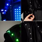 details of the LED vest