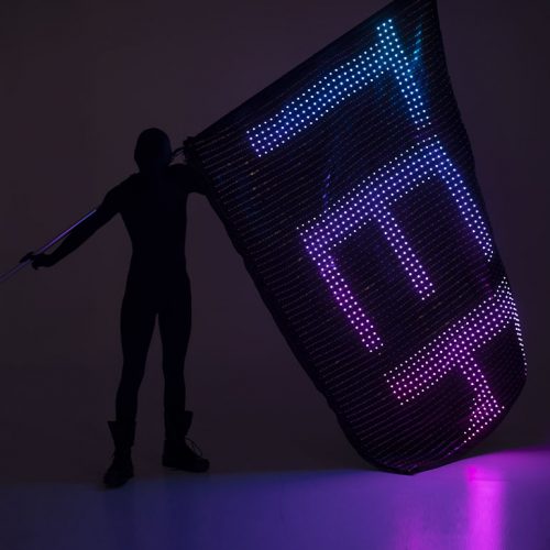 Smart LED Flag with etere