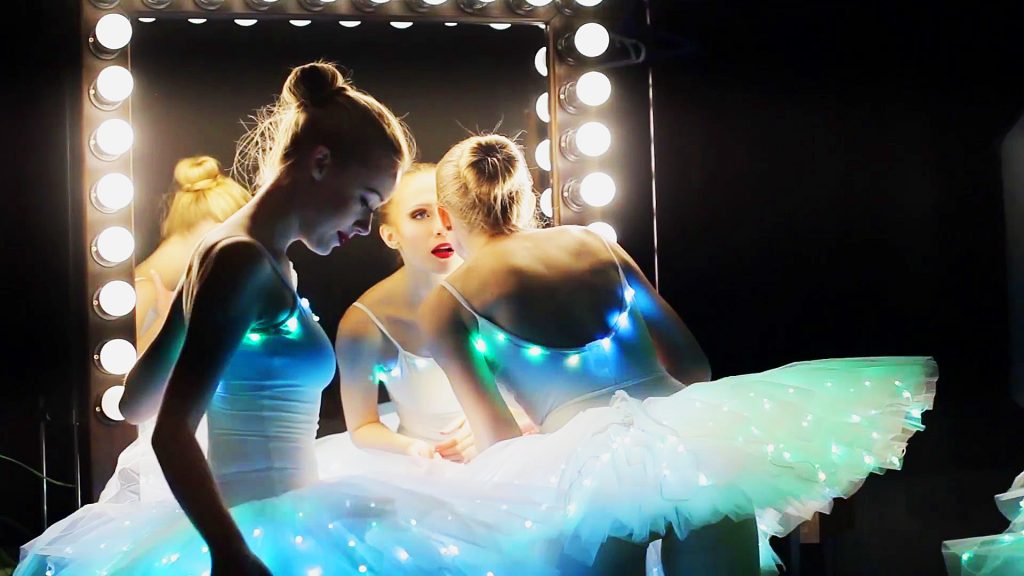 Ballerinas Backstage in LED tutus by ETEREshop