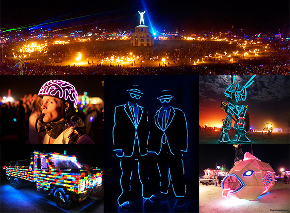 Burning Man LED Montreal