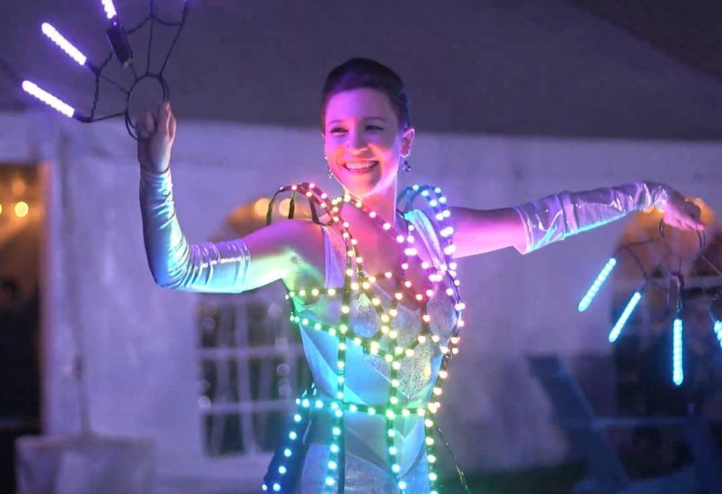 LED Cage Dress by ETERESHOP