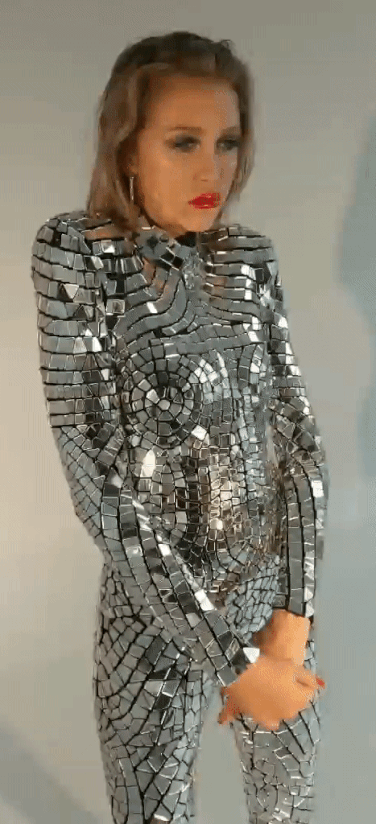 Silver Suit Lady Gaga Style