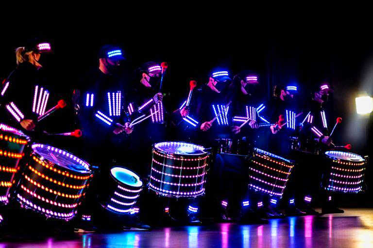 LED drummers