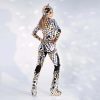 Mirror Kitty Festival Suit Disco Ball Mirror Costume "Circle" Catwoman Style — photo 5