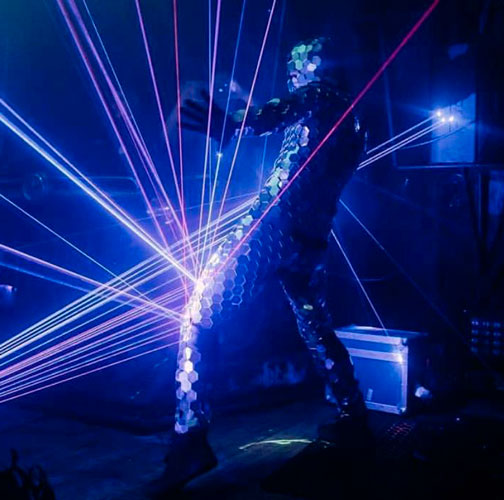 Flexible Costume in Lazer Beams