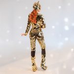 Gold Mirror Catsuit ETERESHOP