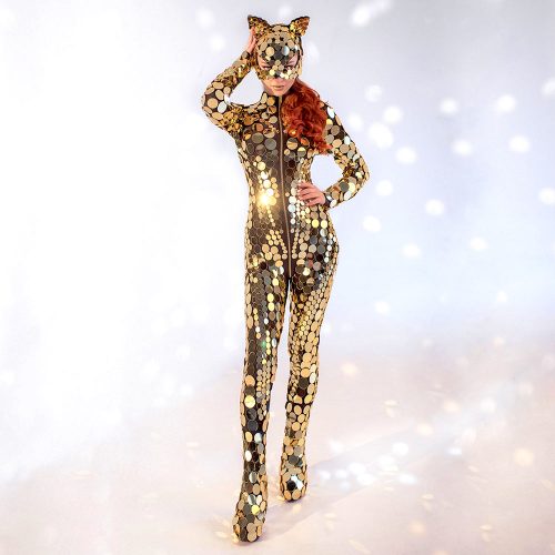 Gold Mirror Catsuit ETERESHOP Design