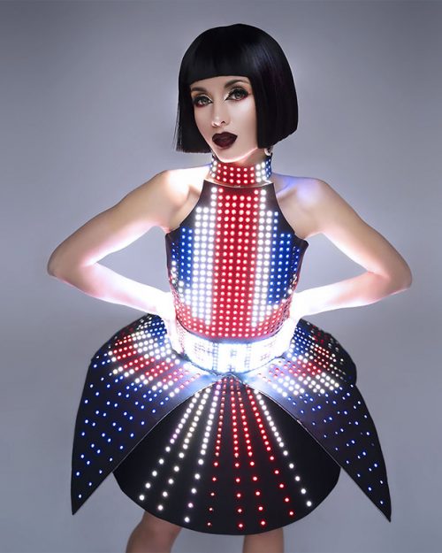 SMART-LED-Light-Up-EVA-Dress-with-a-Choker-with-a-Plastic-Base