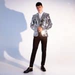 Silver Jacket Mirror Outfit