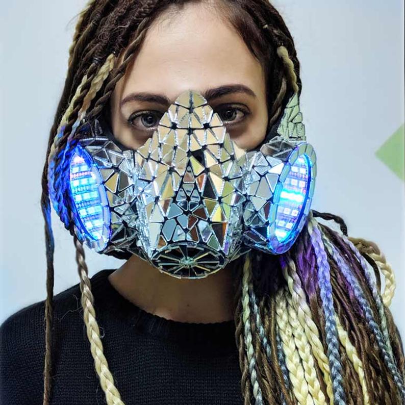 Infinity Mirror Fashion Respirator Mask by ETERESHOP