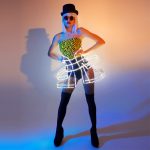 LED Corset Cage Party Outfit
