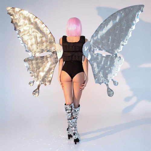Pixel Wings with Mirror Covering