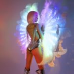 Smart Burlesque LED Fans with Feathers