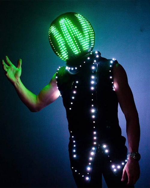 led helmet