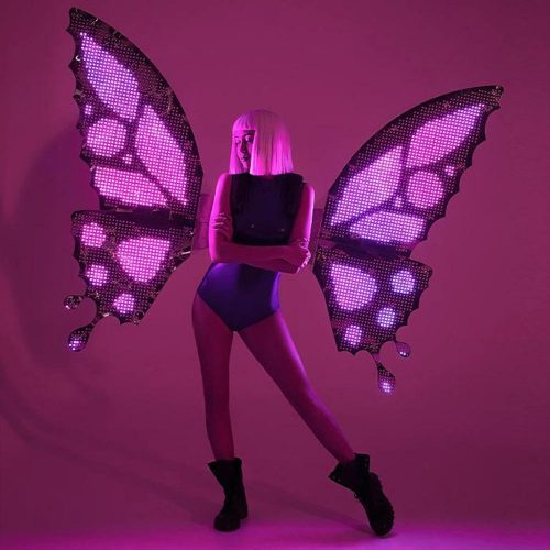 purple butterfly wings costume