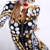 Mirror Kitty Festival Suit Disco Ball Mirror Costume "Circle" Catwoman Style — photo 8