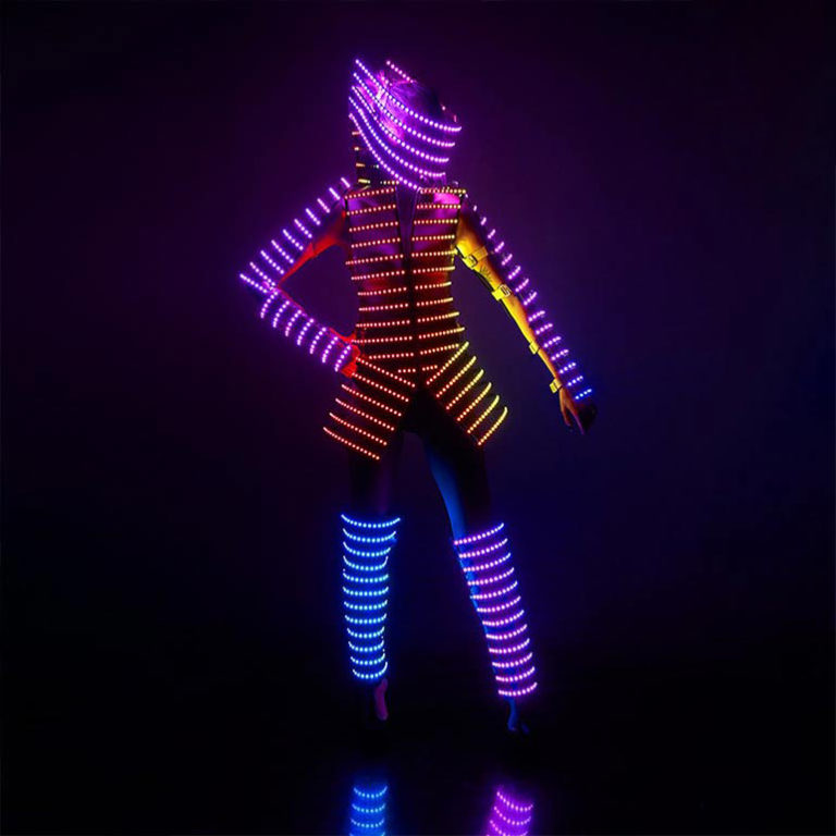 Infinity Mirror Dress with an LED Screen _N16 at an affordable price