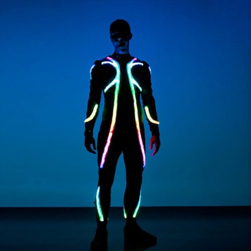 LED light up flyboard water costume for water shows