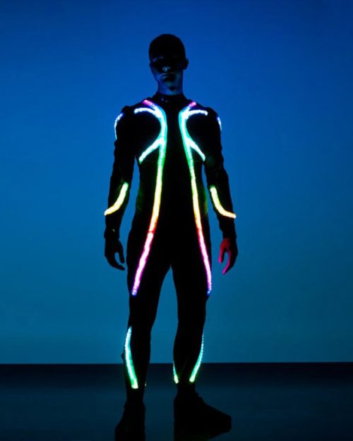 LED light up flyboard water costume for water shows