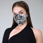 Sequin face mask mirror style ETERESHOP