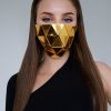Gold Mask with Mirror Triangles — photo 3