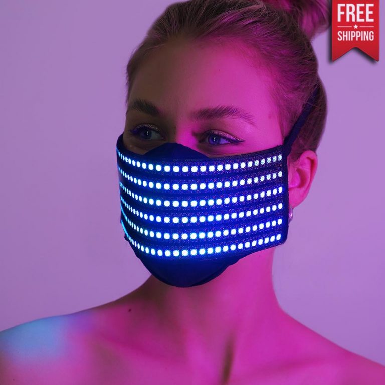 Smart LED Face Mask Horizontal Strips by ETERESHOP - Light Solutions ETERE - by ETERESHOP