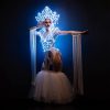 White Queen LED Cage dress