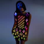 Infinity Mirror Dress with an LED Screen