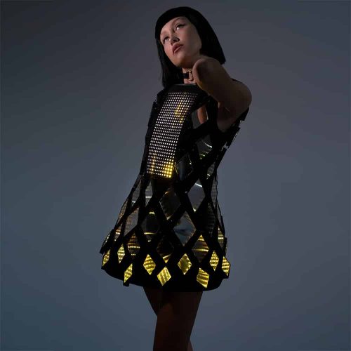 Glowing Dress Infinity Mirror by ETERESHOP LED screen