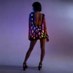 Infinity Mirror Dress with an LED Screen