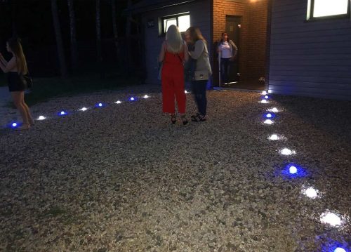 LED fairy balls luminous road