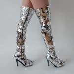 Metallic Boots Festival Wear ETERESHOP