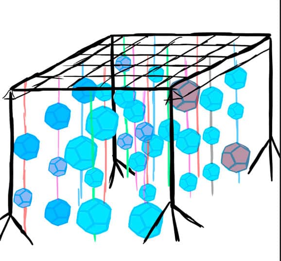 3D Model of a LED Infinity Mirror Dodecahedron Wall