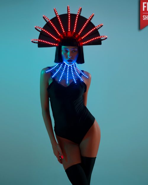 Smart LED Crown with a Collar Egypt Style ETERESHOP main