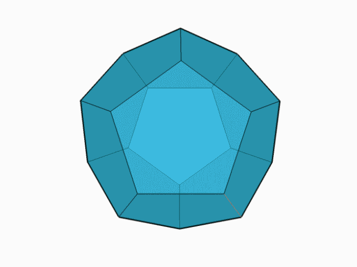 Redular Dodecahedron 3D Model