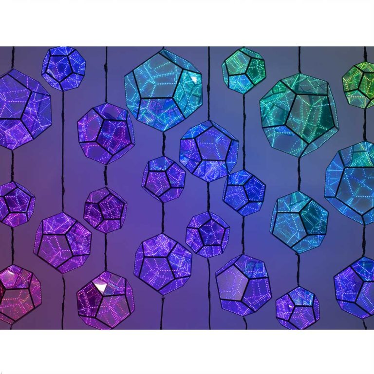 LED Infinity Mirror Dodecahedron by _N13