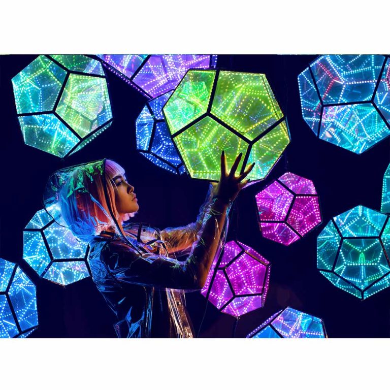 LED Infinity Mirror Dodecahedron by _N13