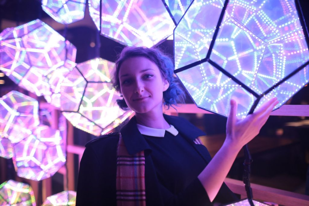 LED Installation Infinity Dodecahedron Cloud Party Backdrop