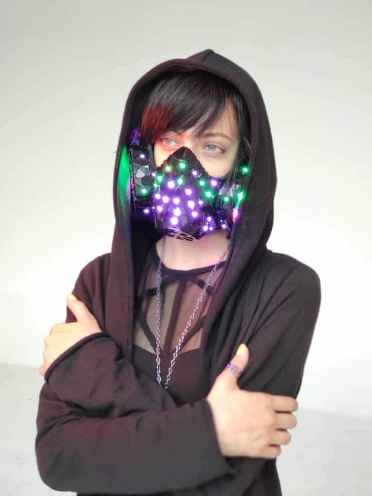 Smart LED Black Resprator Mask ETERESHOP