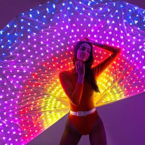 Glowing Light-up Pixel Costume Smart Pixel Tail