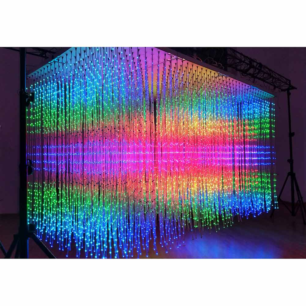 doen alsof Oriëntatiepunt gegevens High-density large LED 3D Cube installation with 16k LEDs - ETERESHOP