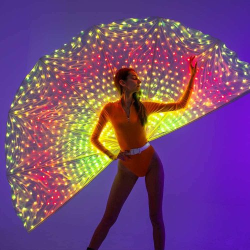 Pixel Smart LED Peacock Fantail Costume 700 LEDs