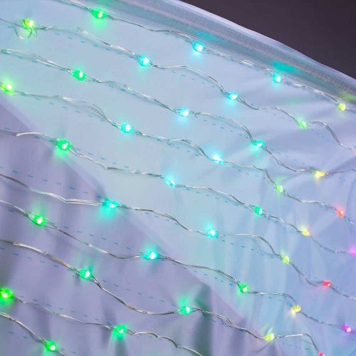 Smart Pixel Lights on a Glowing Peacock Fantail Costume ETERESHOP