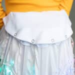 Smart Pixel Peacock Fantail Costume with 700 LEDs ETERESHOP belt details