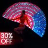 LED peacock fantail costume