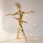 Custom-made gold and silver mirror ballerina costume ETERESHOP
