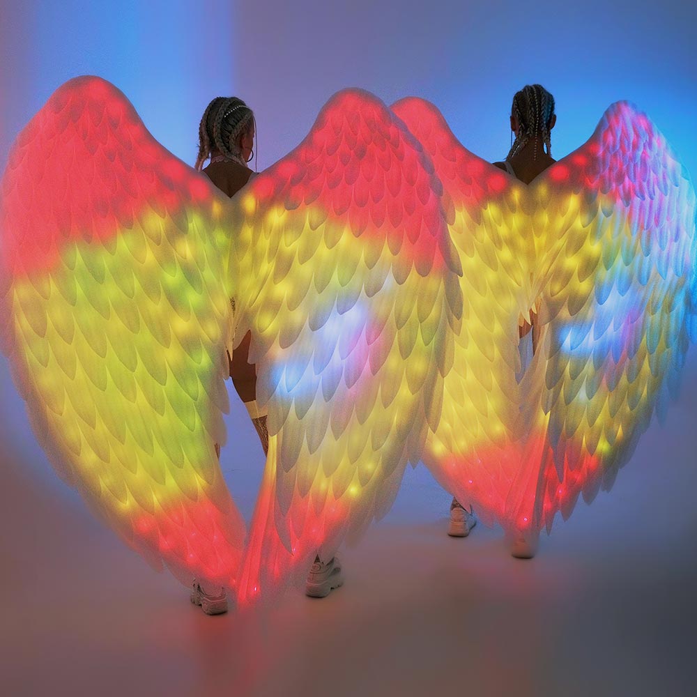 Cosplay Angel Wings Costume with LEDs