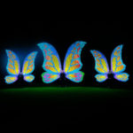 Big LED light up Butterfly Wings Costume