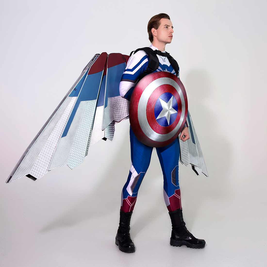 Custom Cosplay Falcon Mechanical Wings for Cosplay Festivals